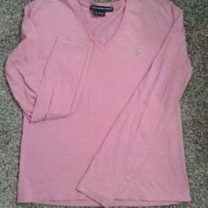 long sleeve vneck